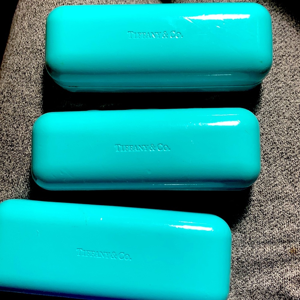 3 Tiffany co sunglasses cases